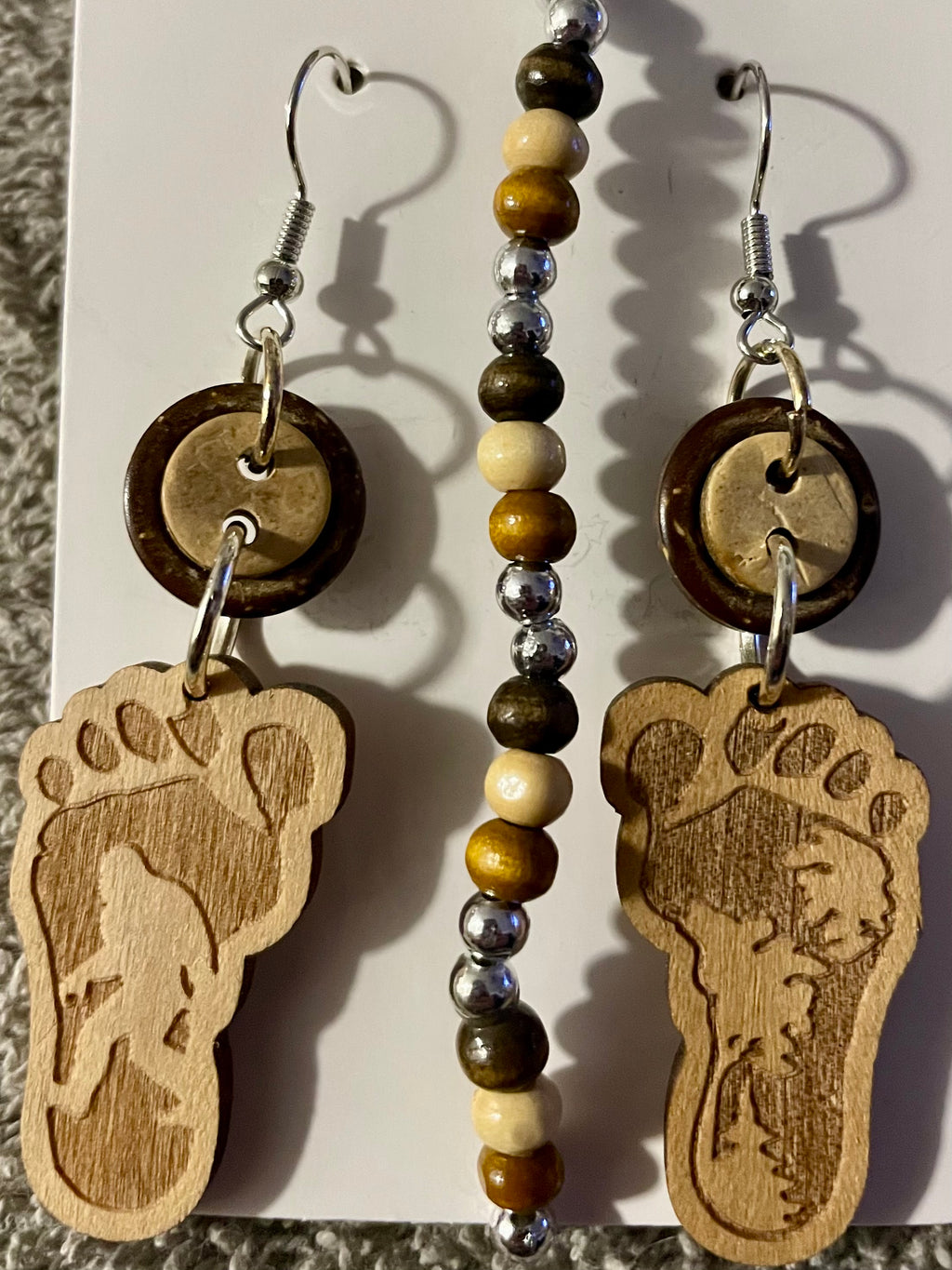 Bigfoot Sasquatch Dangle Set