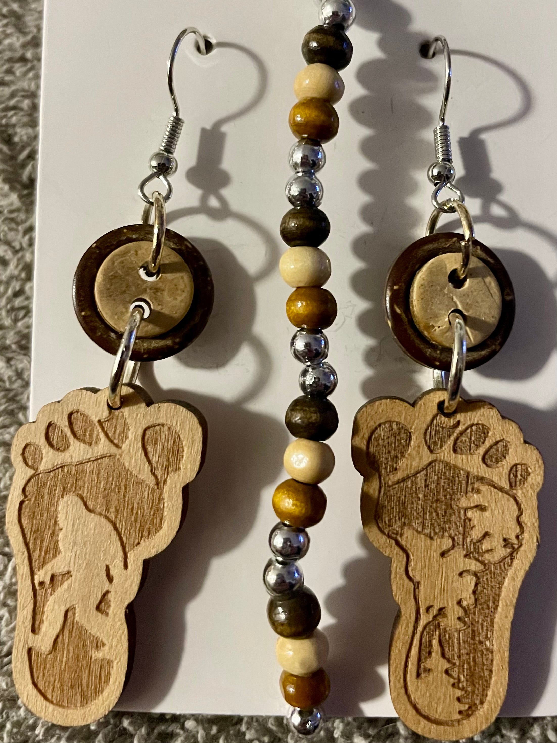 Bigfoot Sasquatch Dangle Set