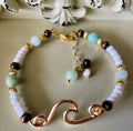 Golden Ocean Wave Bracelet Gold Plated PVD
