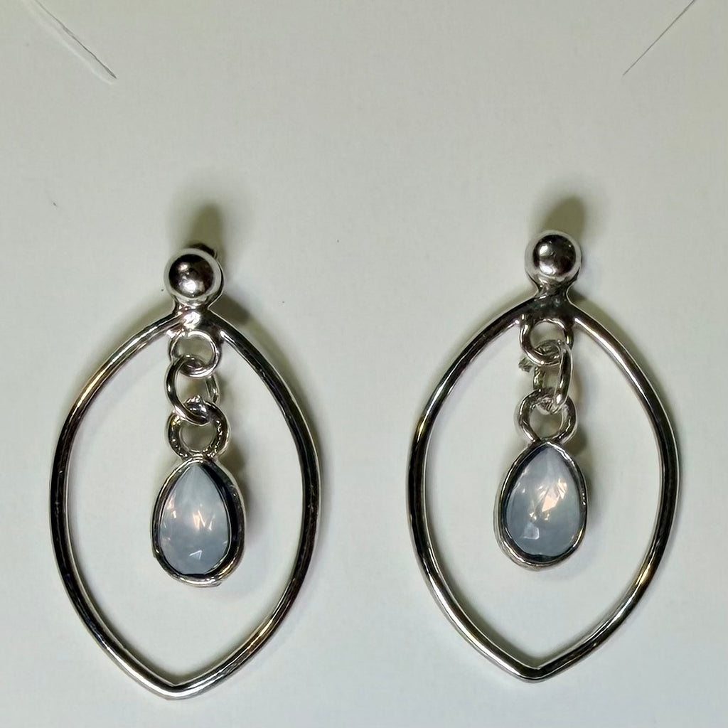 Sky Mist White and Blue Pearl Jewelry Set by SublimeDesignsBySuzie