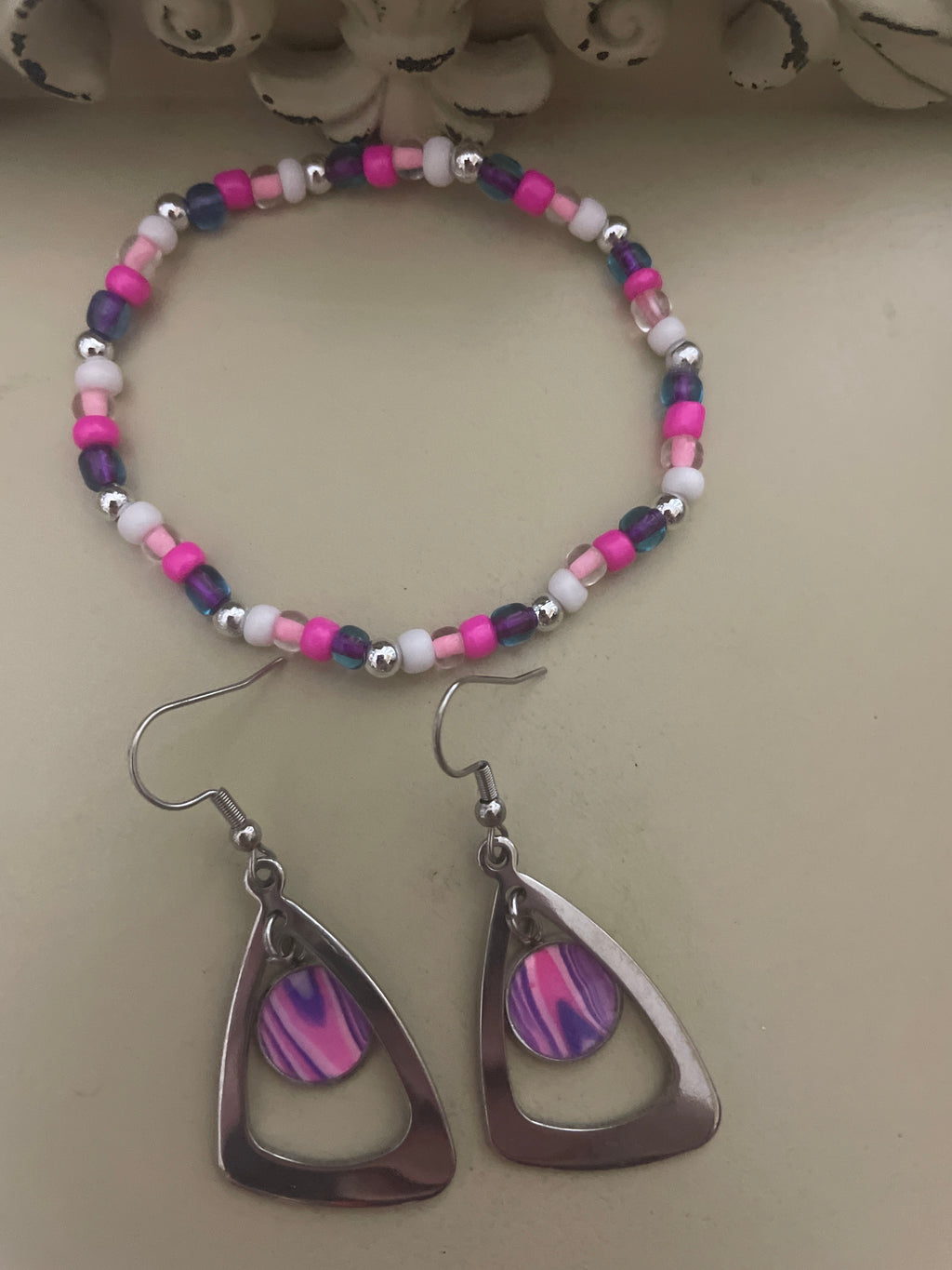 Pink & Purple Swirl Set