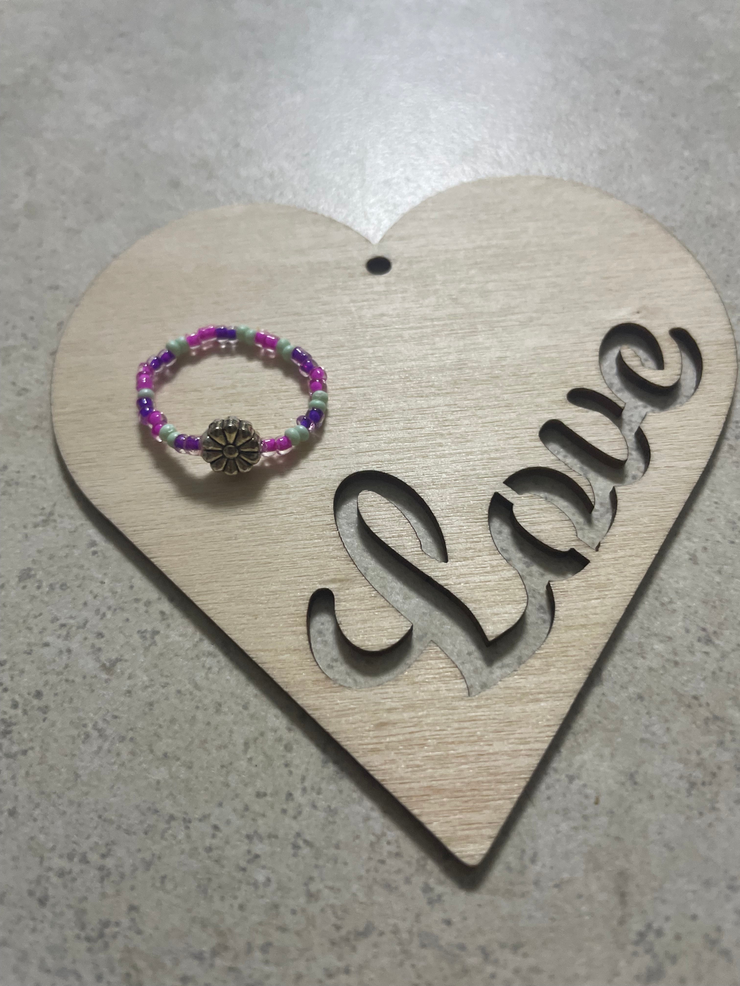Handcrafted Bead Rings on multiple designs
