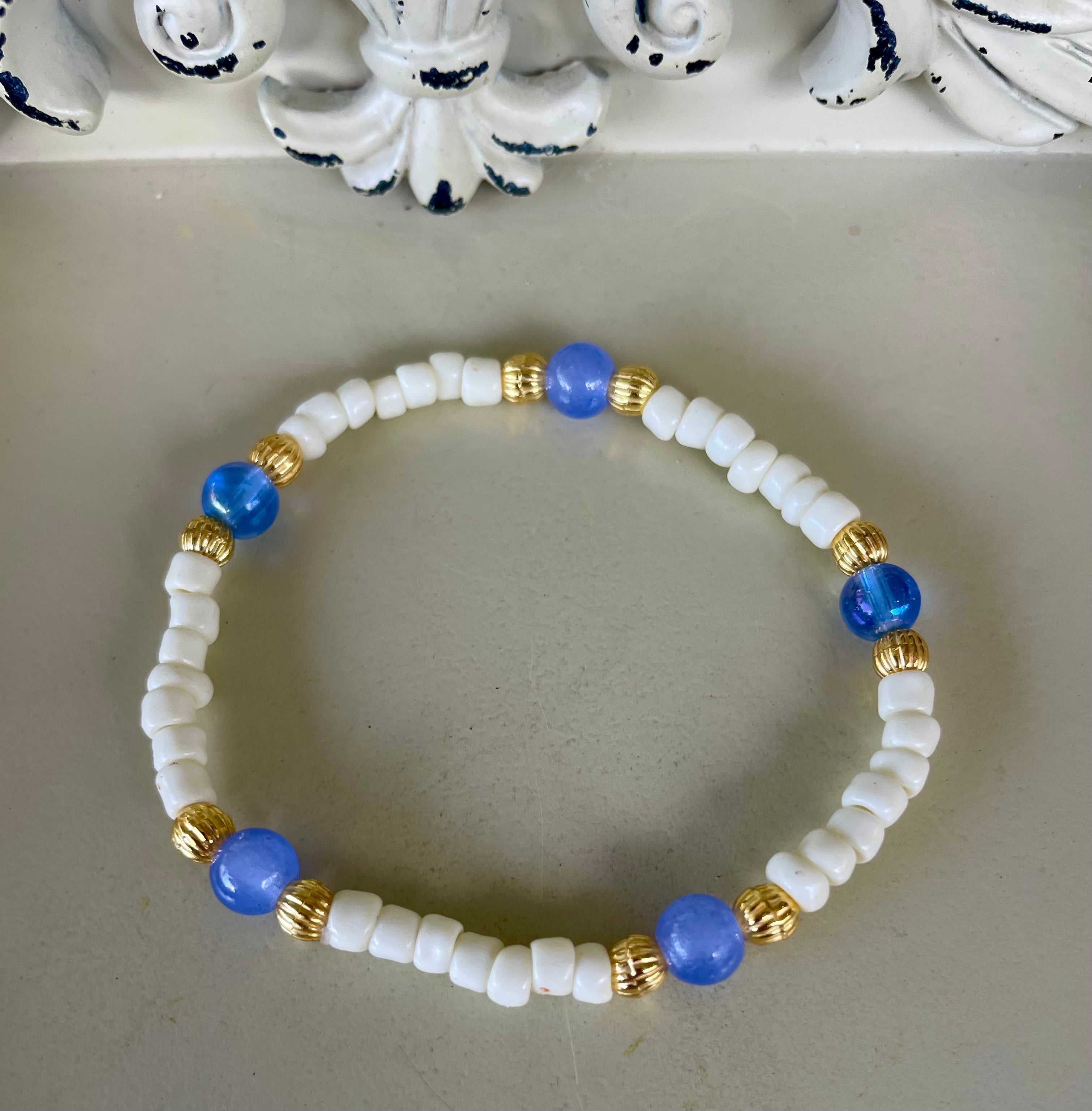 18K Gold Plated PVD Blue Ocean Sapphire Teardrop Fine Jewelry Set- Sublime Designs by Suzie