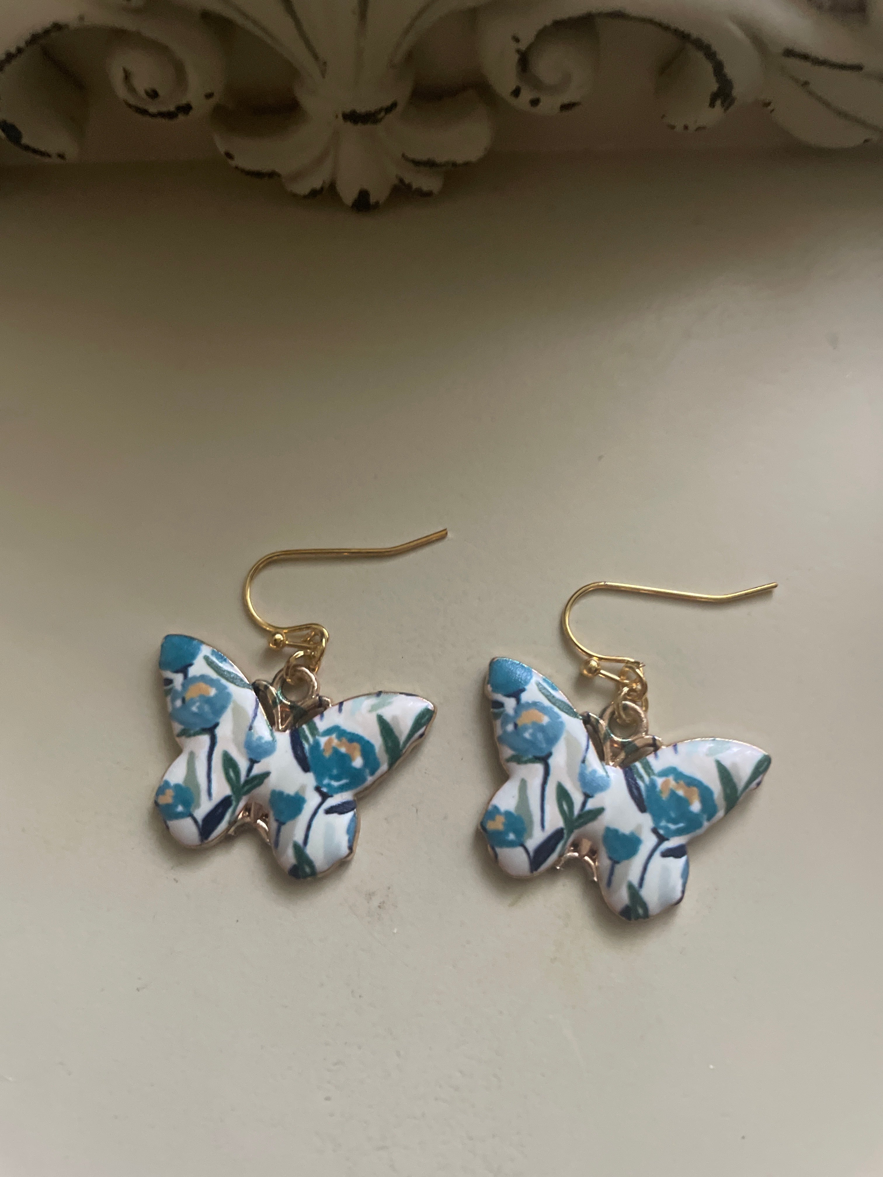 Blue Floral Garden Set