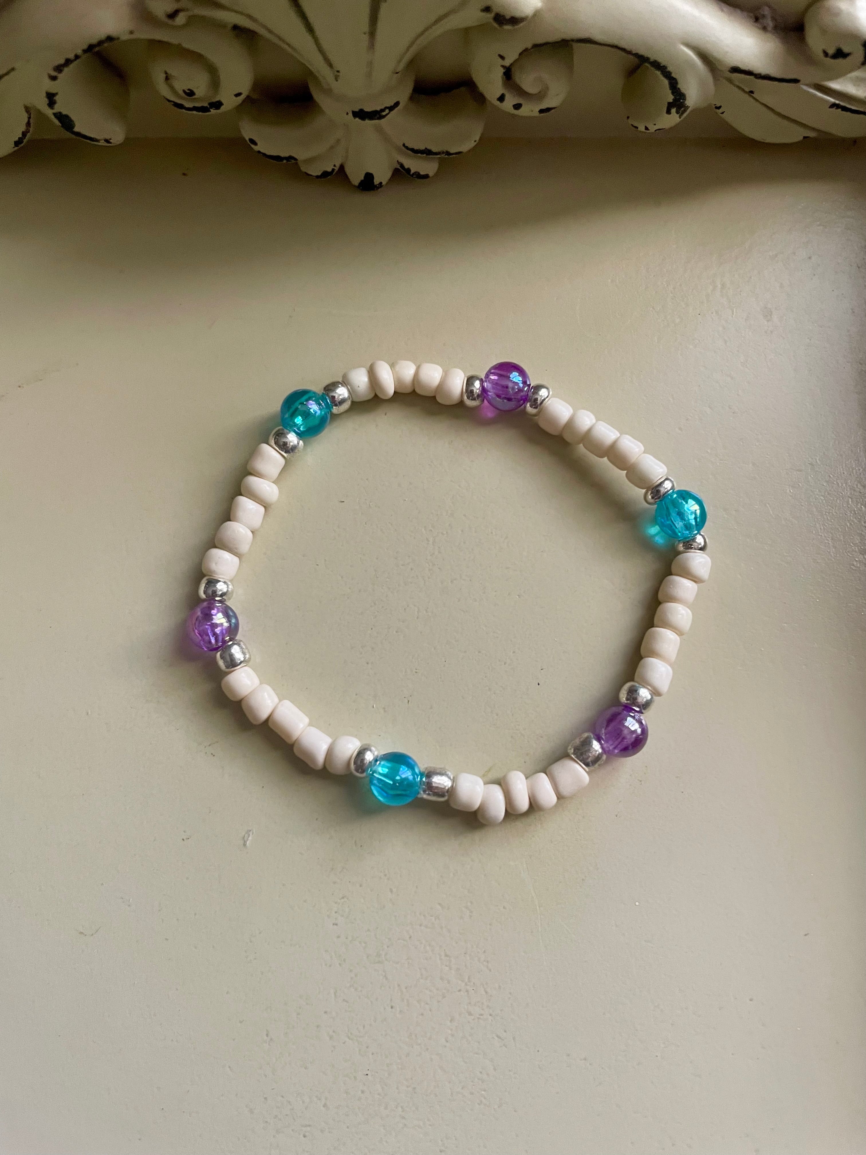 Psychedelic Floral Drop Jewelry Set