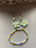 Mint Daisy Delight Jewelry Set