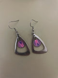 Pink & Purple Swirl Earrings