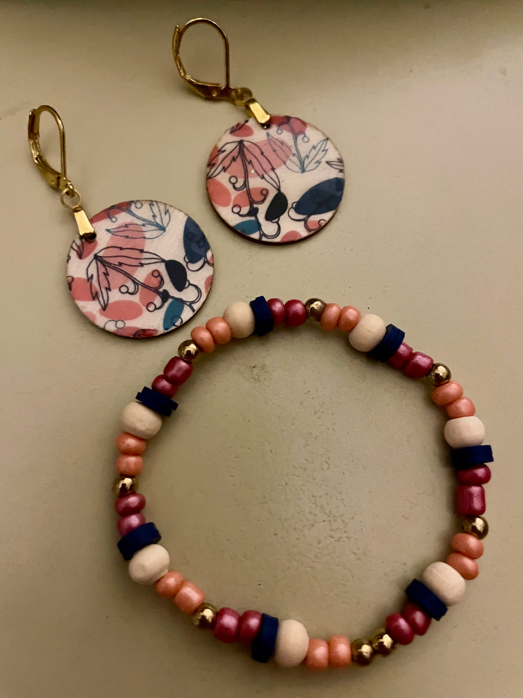 Midnight Mauve Blossom Pura Vida Set