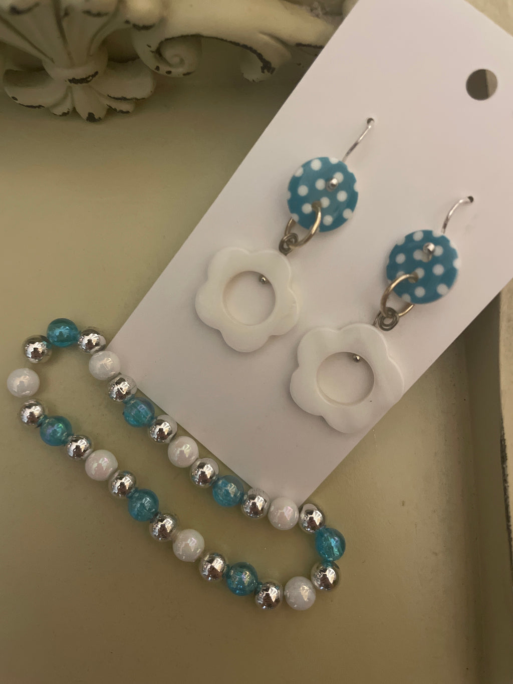 Polka Dot or Daisy Mother of Pearl Sets