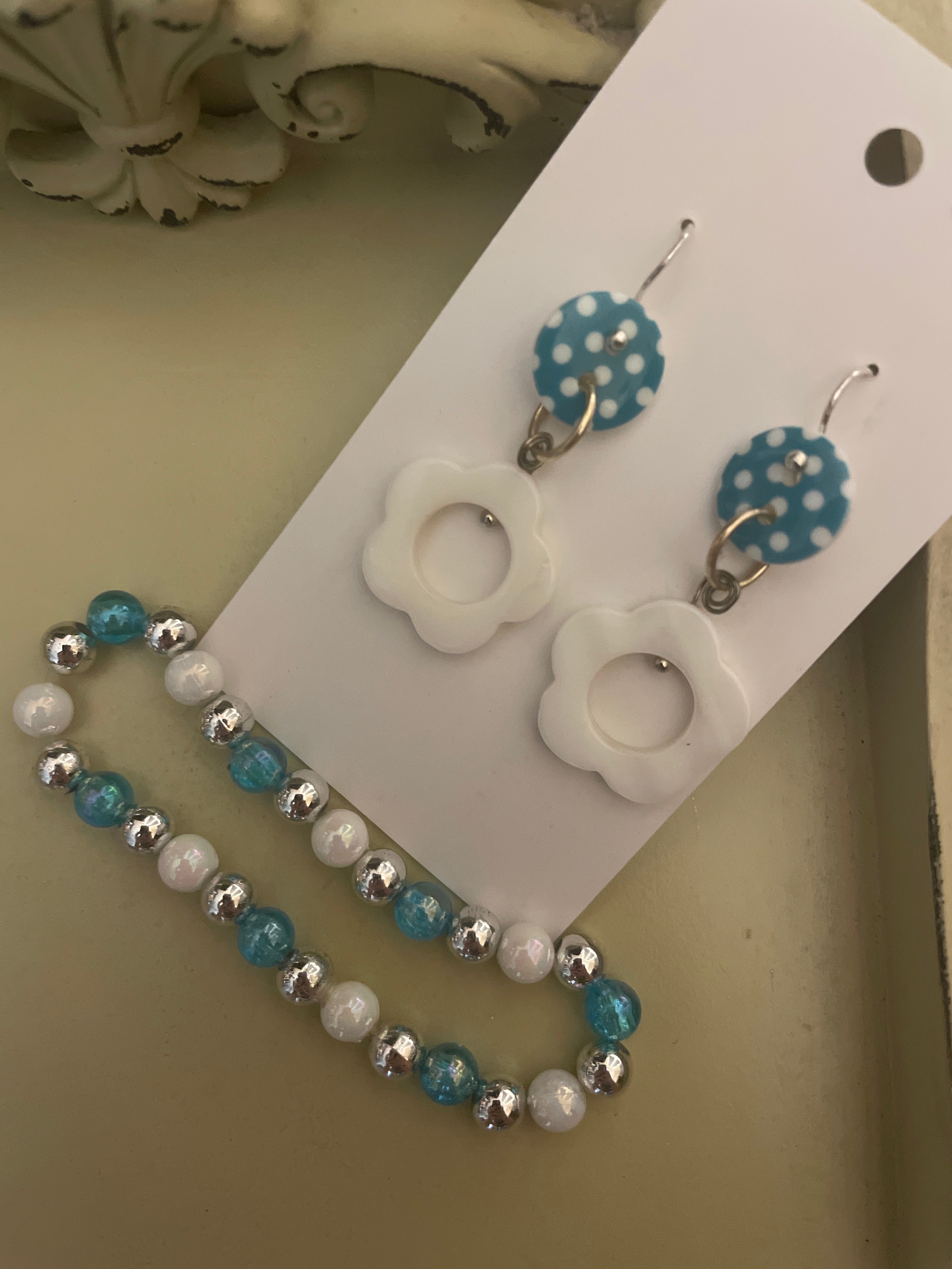Polka Dot or Daisy Mother of Pearl Sets