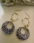 Leopard Print Earring Dangles