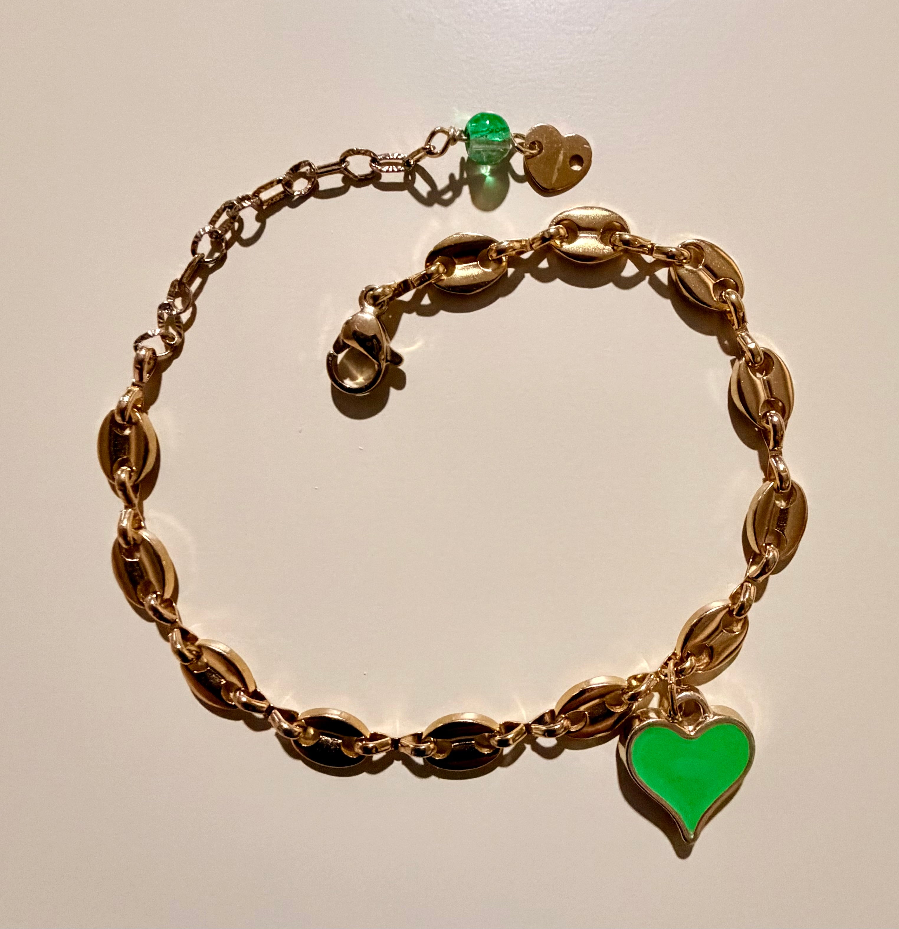 Gucci Link Heart Bracelet or Anklet
