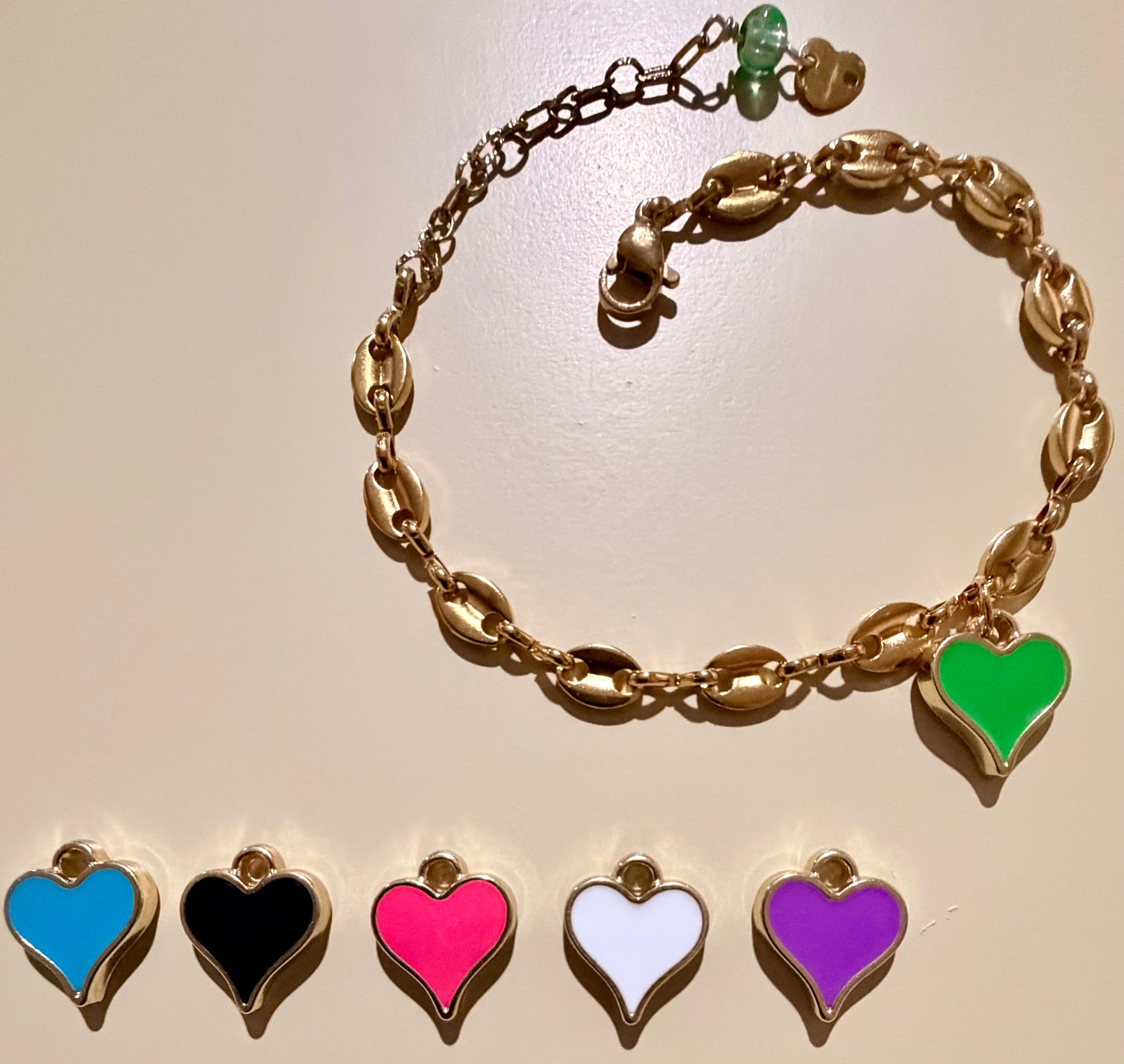 Gucci Link Heart Bracelet or Anklet