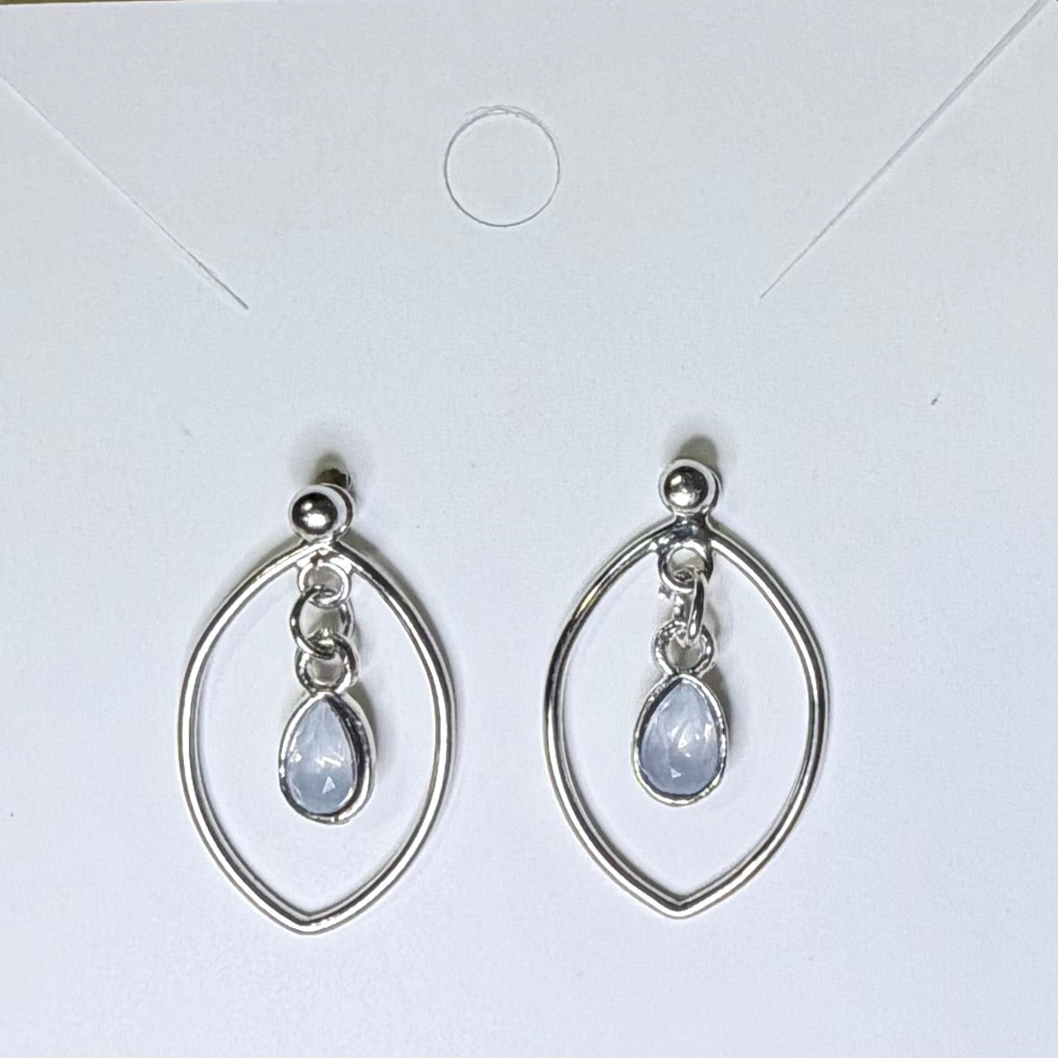 Sky Mist White and Blue Pearl Jewelry Set by SublimeDesignsBySuzie