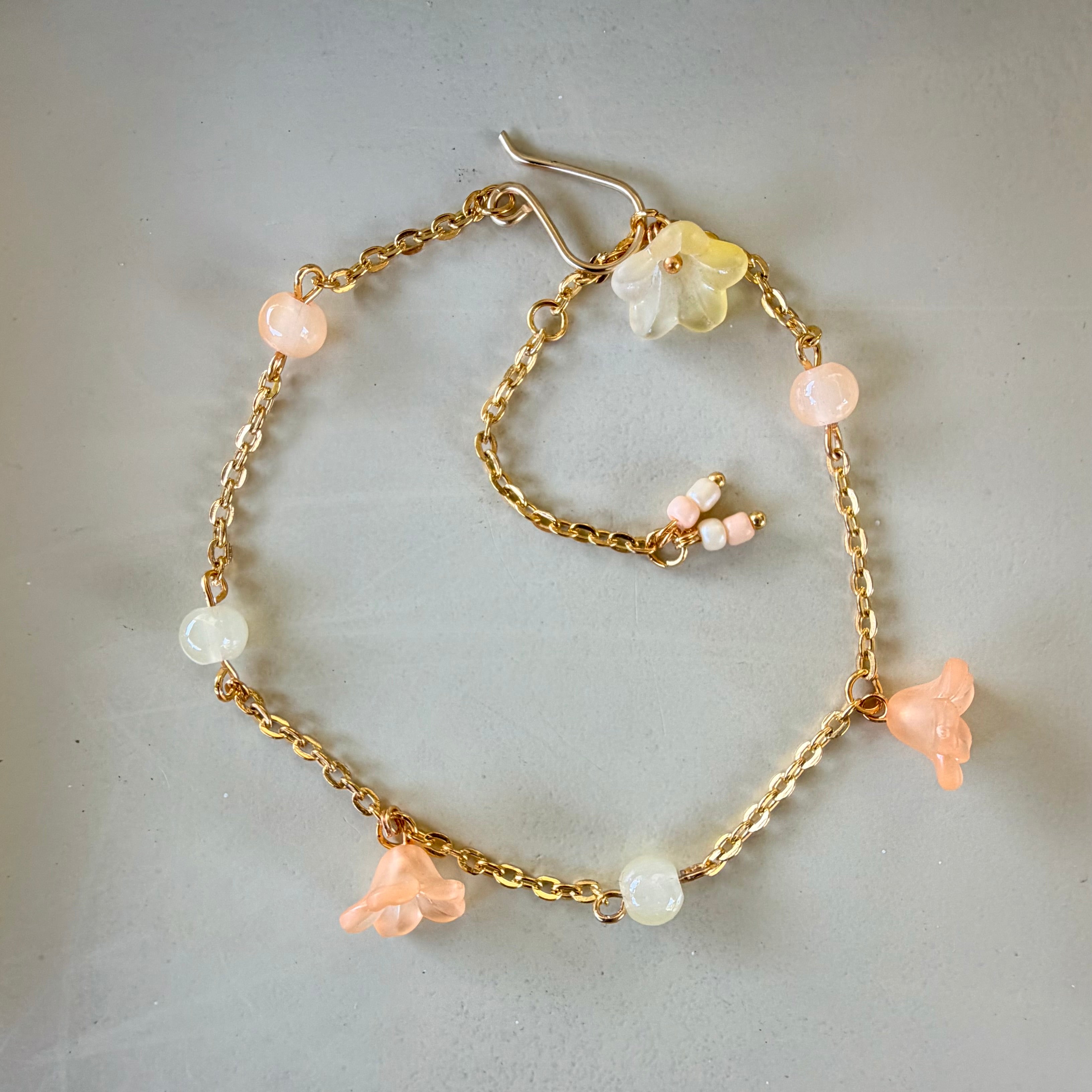 Bloom & Vine Earrings Bracelet or Anklet Jewelry Set