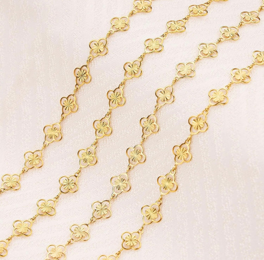 Clover Branklet- Waterproof Interchangeable Jewelry- Stainless Steel & Gold Plated