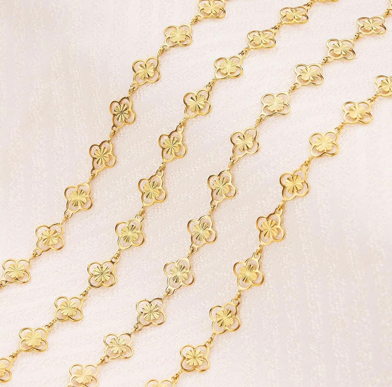 Clover Branklet- Waterproof Interchangeable Jewelry- Stainless Steel & Gold Plated