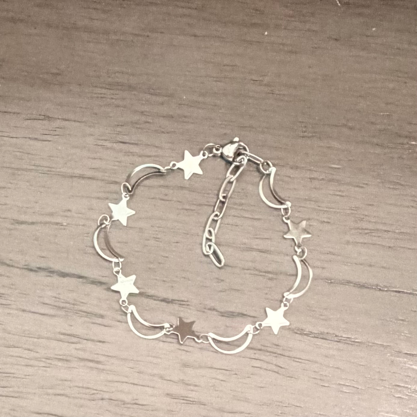 Moon & Star Celestial Branklet- Waterproof Interchangeable Jewelry Stainless
