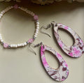 Blushing Hibiscus Pink Paradise Jewelry Set- Sublime Designs by Suzie