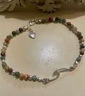 Jasper & Amazonite Catch the Wave Pura Vida Bracelet or Anklet