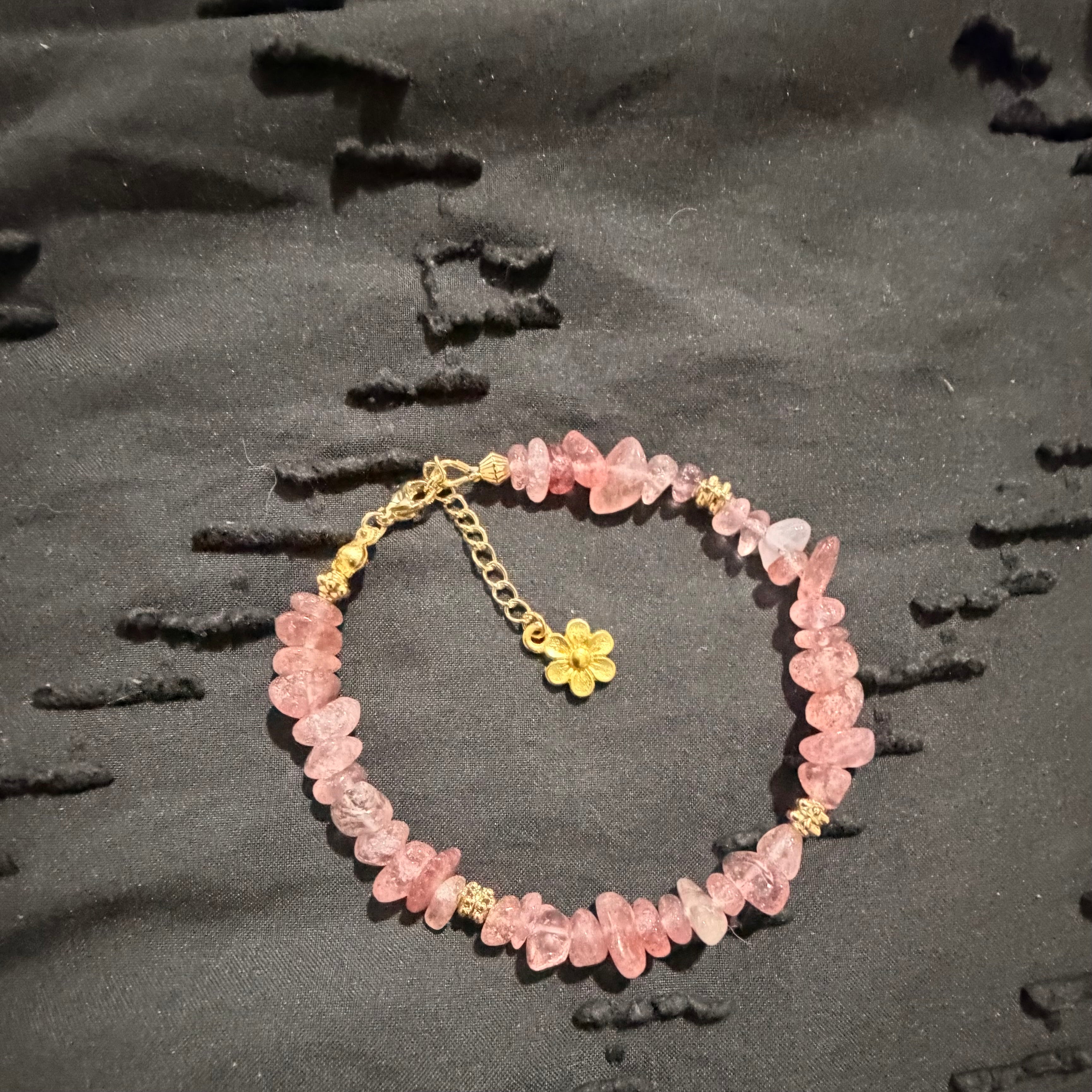 Rose Quartz Bracelet or Anklet