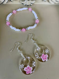 Sterling Silver Sakura Pink Blossom Fine Jewelry Set- Sublime Designs by Suzie