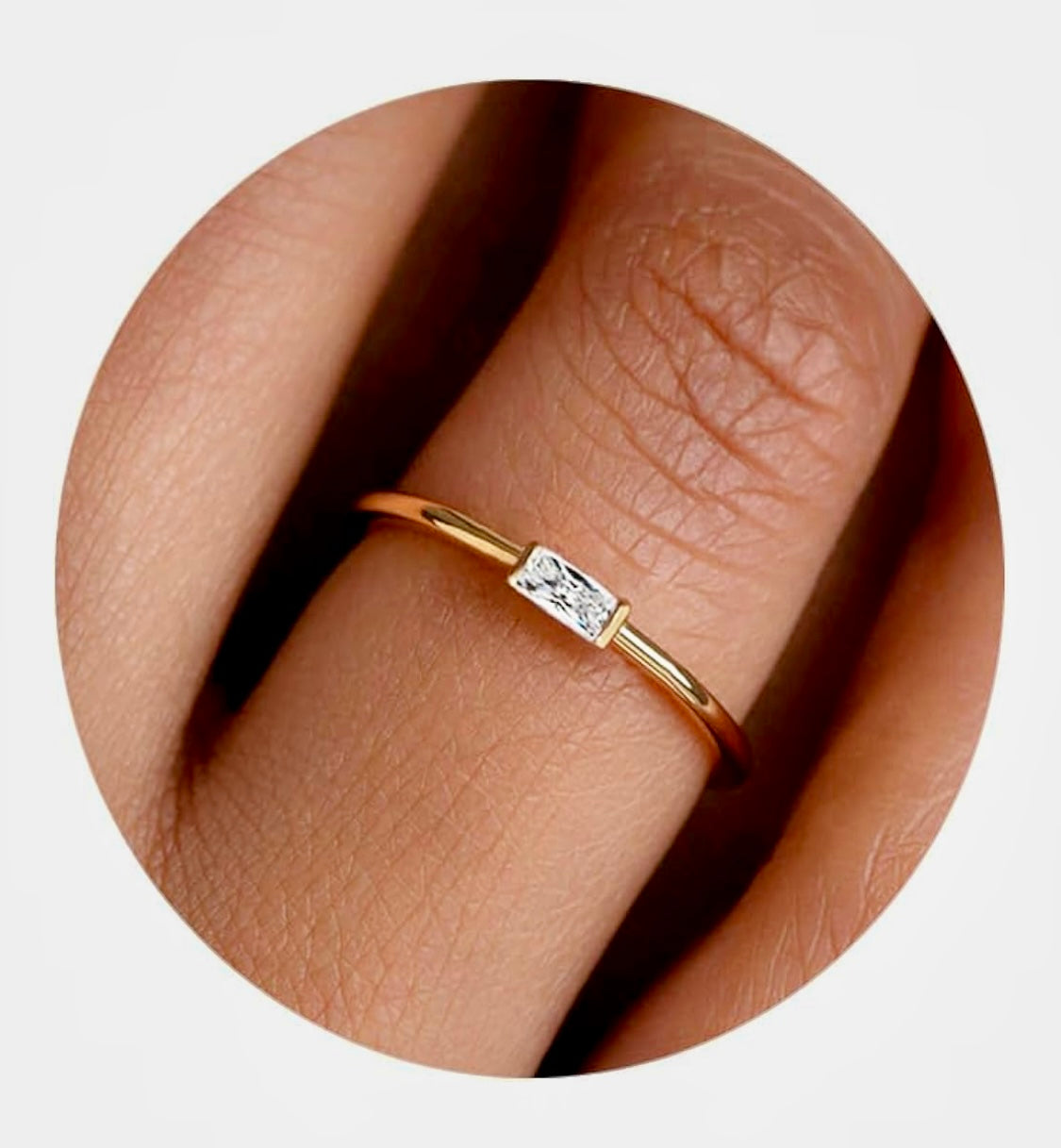 14K Gold Plated Birthstone Rings for Mom Sister Friends Granddaughter Grandmother Daughter