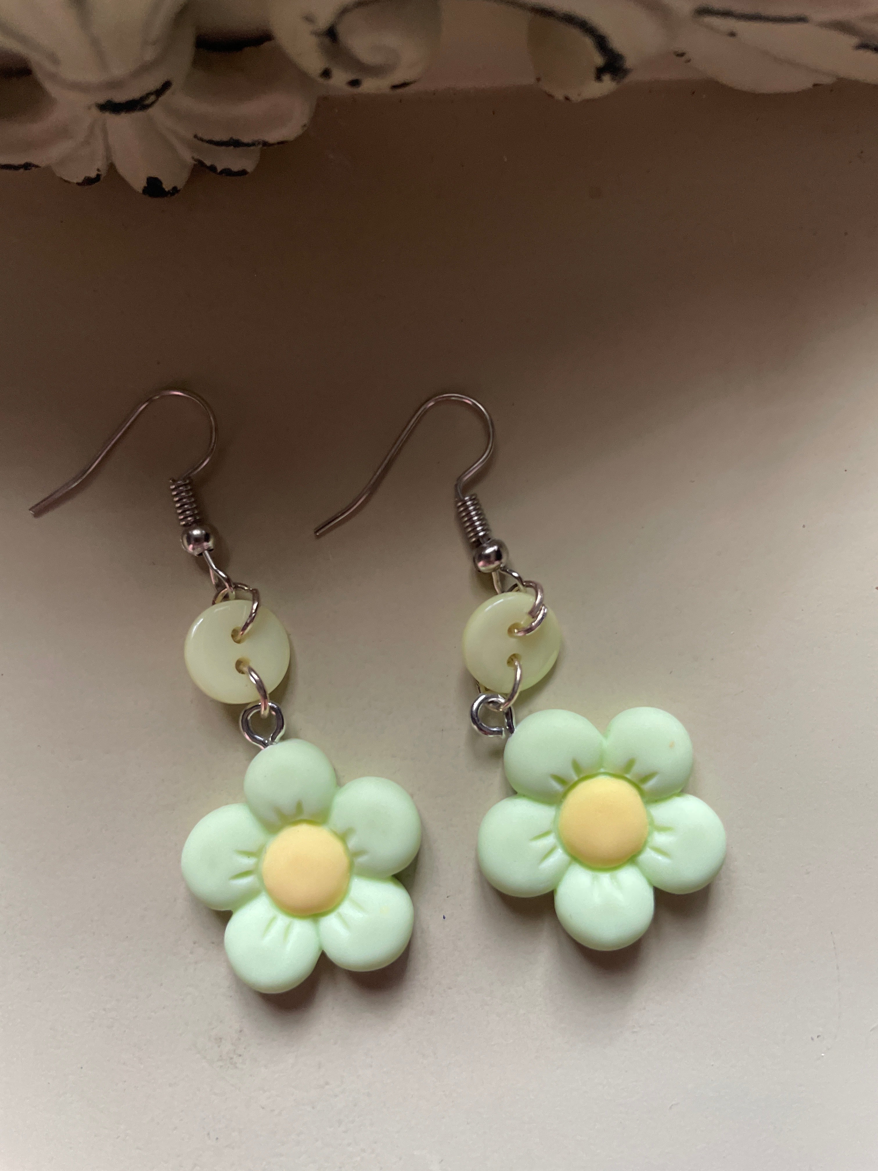 Mint Daisy Delight Jewelry Set