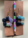 Pastel and Black Flower Set