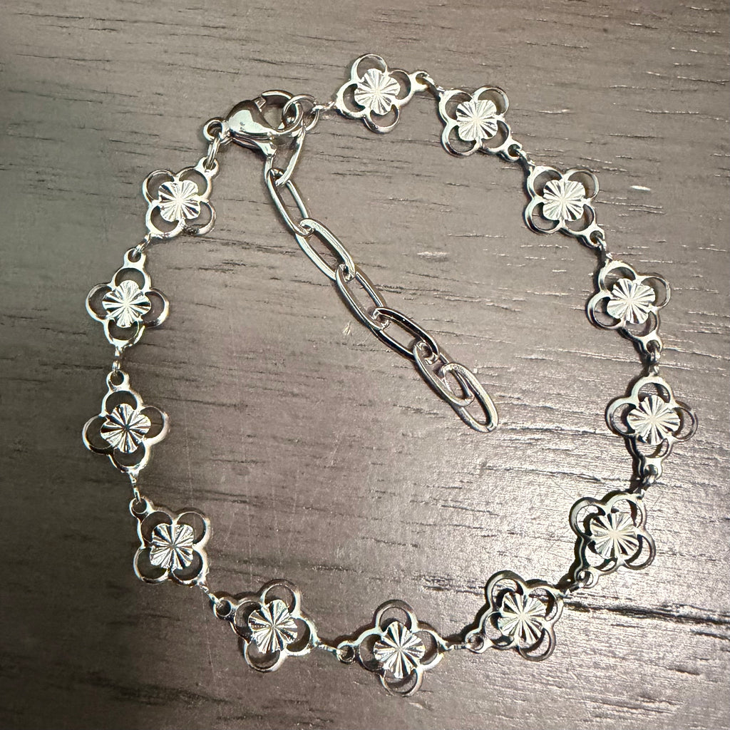 Clover Branklet- Waterproof Interchangeable Jewelry- Stainless Steel & Gold Plated