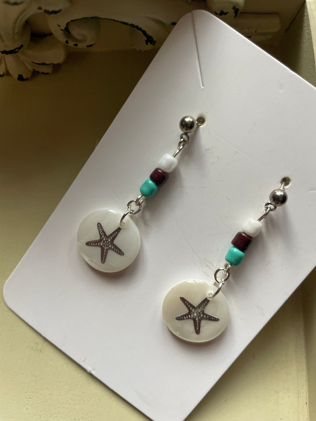 Starfish Dangle Drop Set