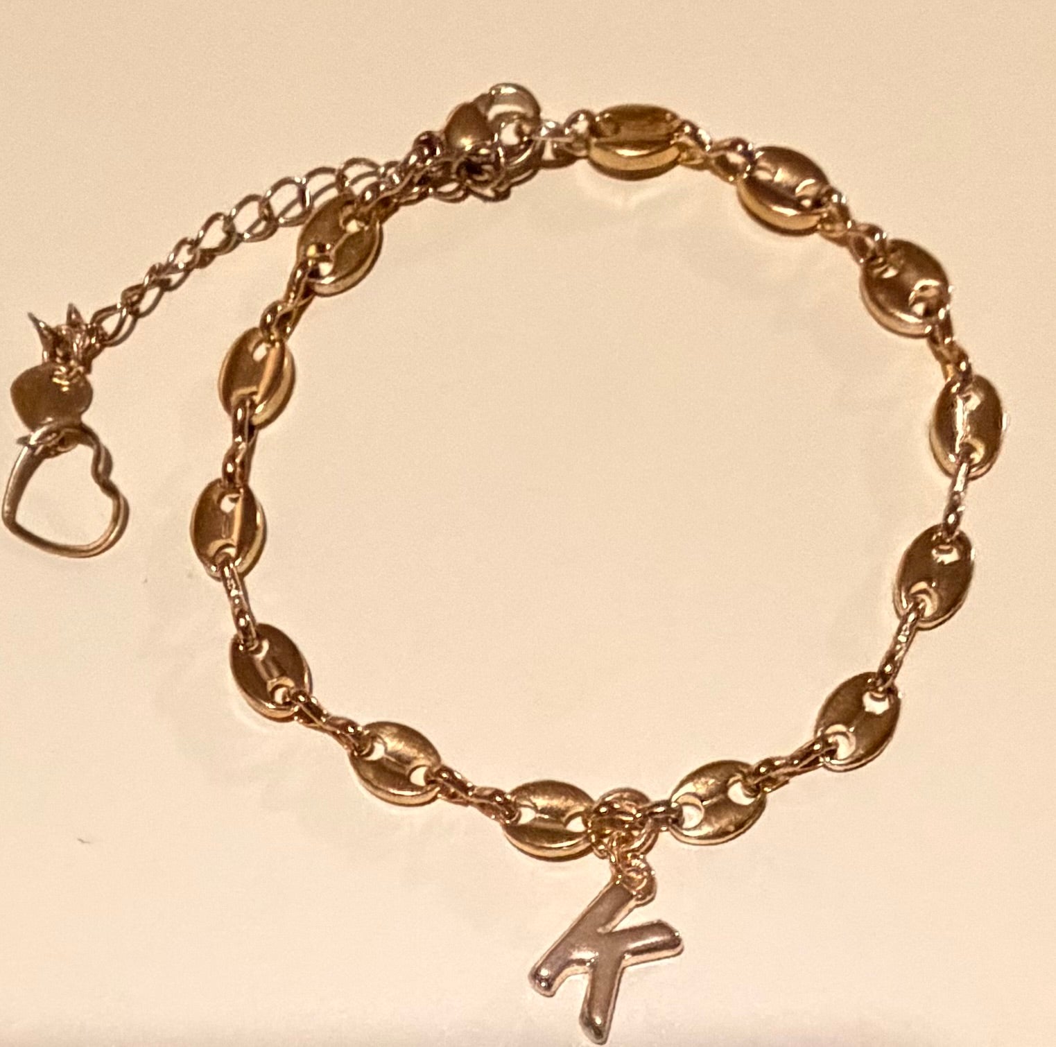 Gucci Link Personalized Charm Bracelet- Adjustable