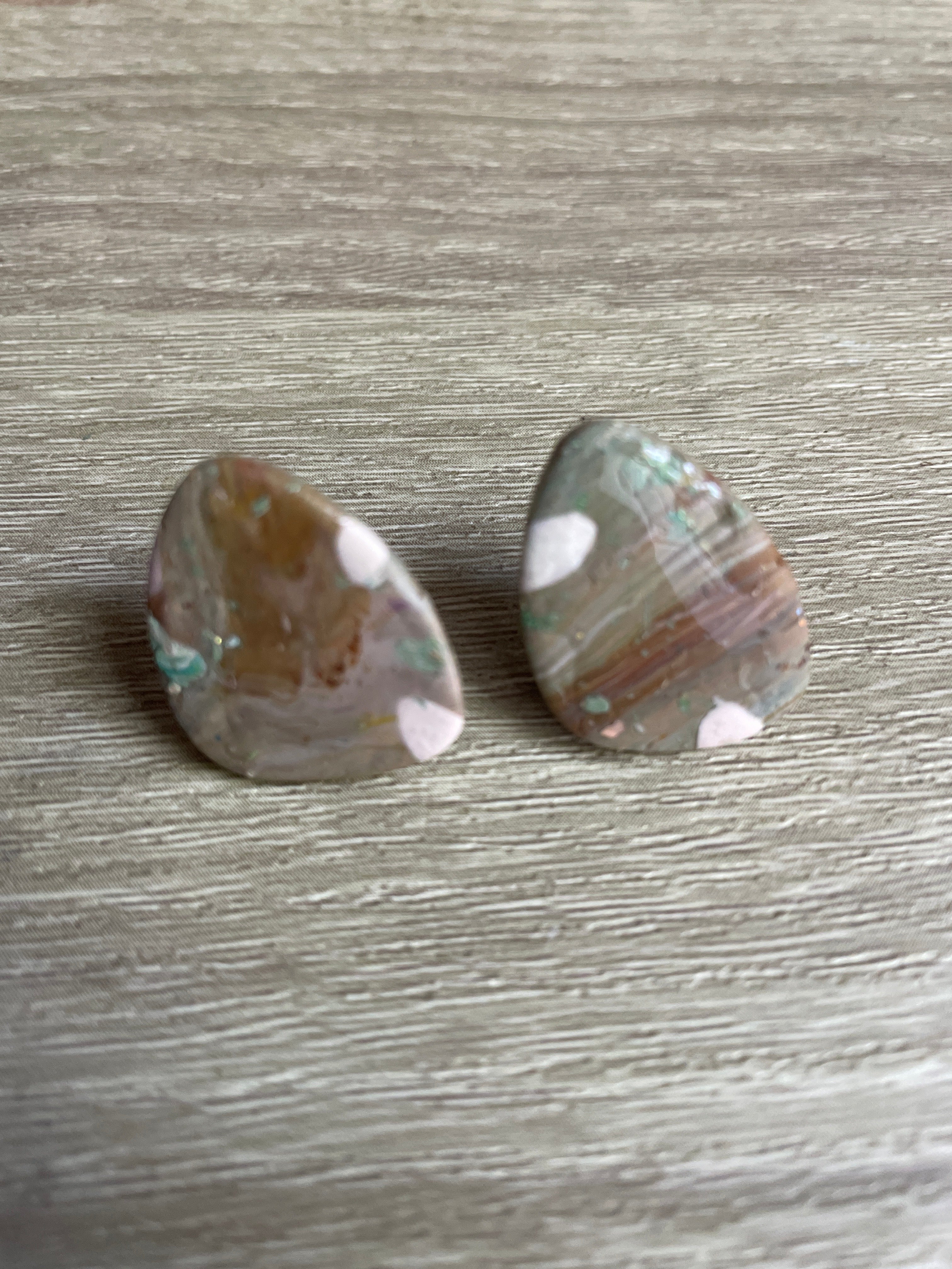 Abstract Drip Stud Earrings