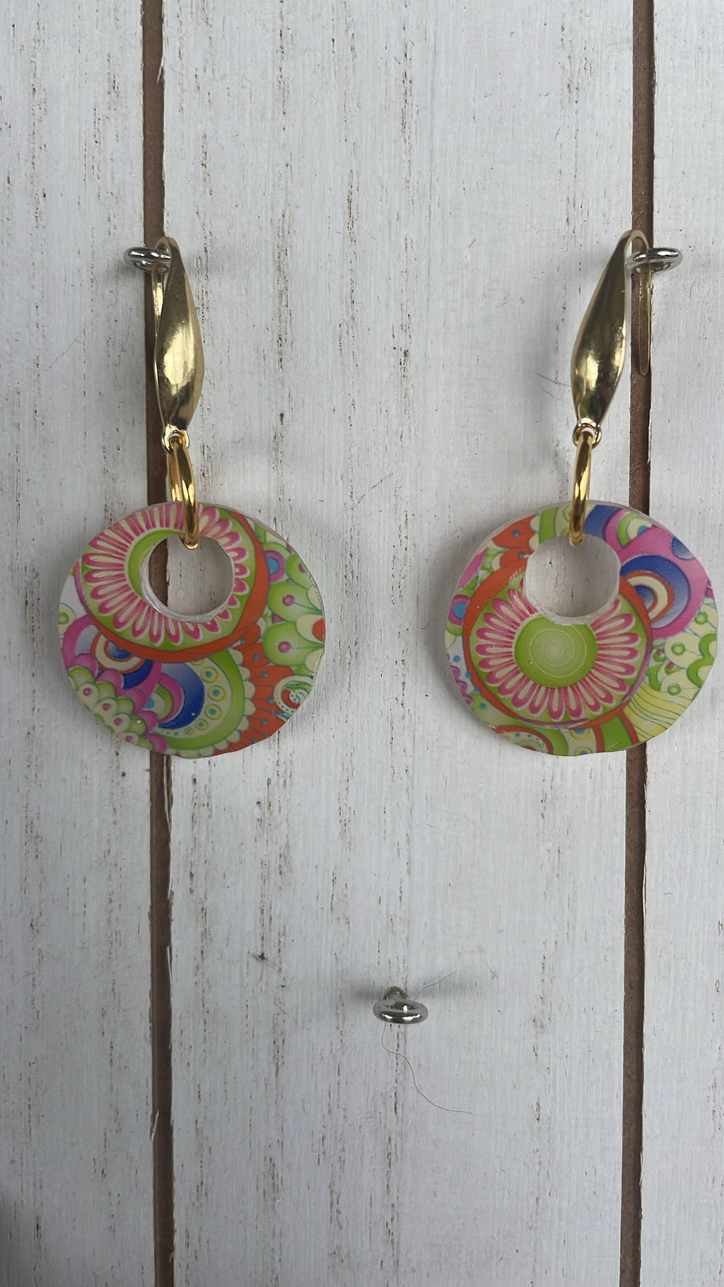 Vibrant Paisley Drop Jewelry Set