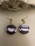 Cappuccino Swirl Earrings