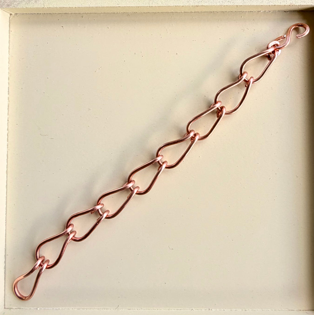 Pure Copper Men's Link Bracelet