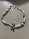 Whimsical Pura Vida Rainbow Butterfly Bracelet