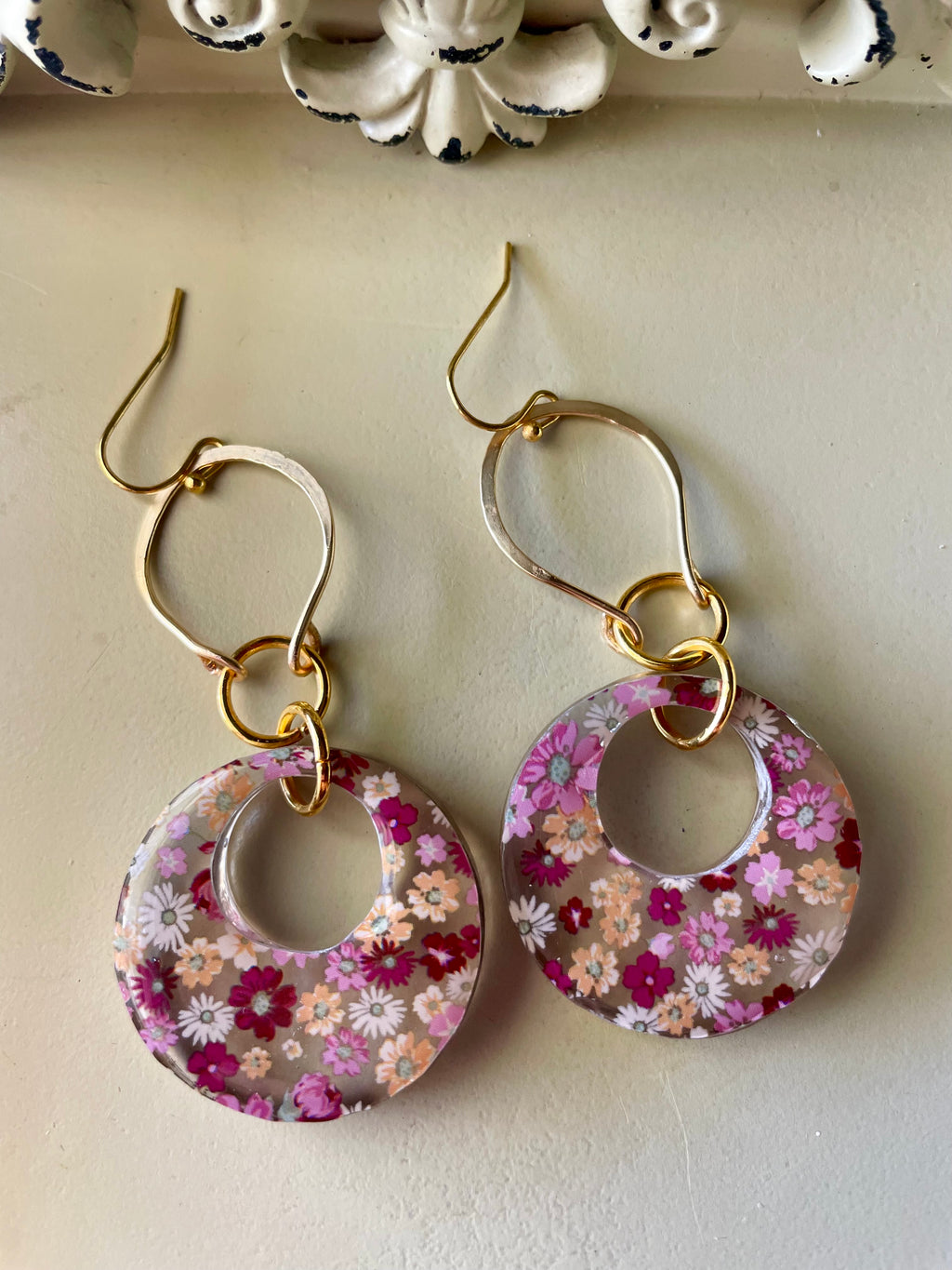 Crimson Blossom Jewelry Set