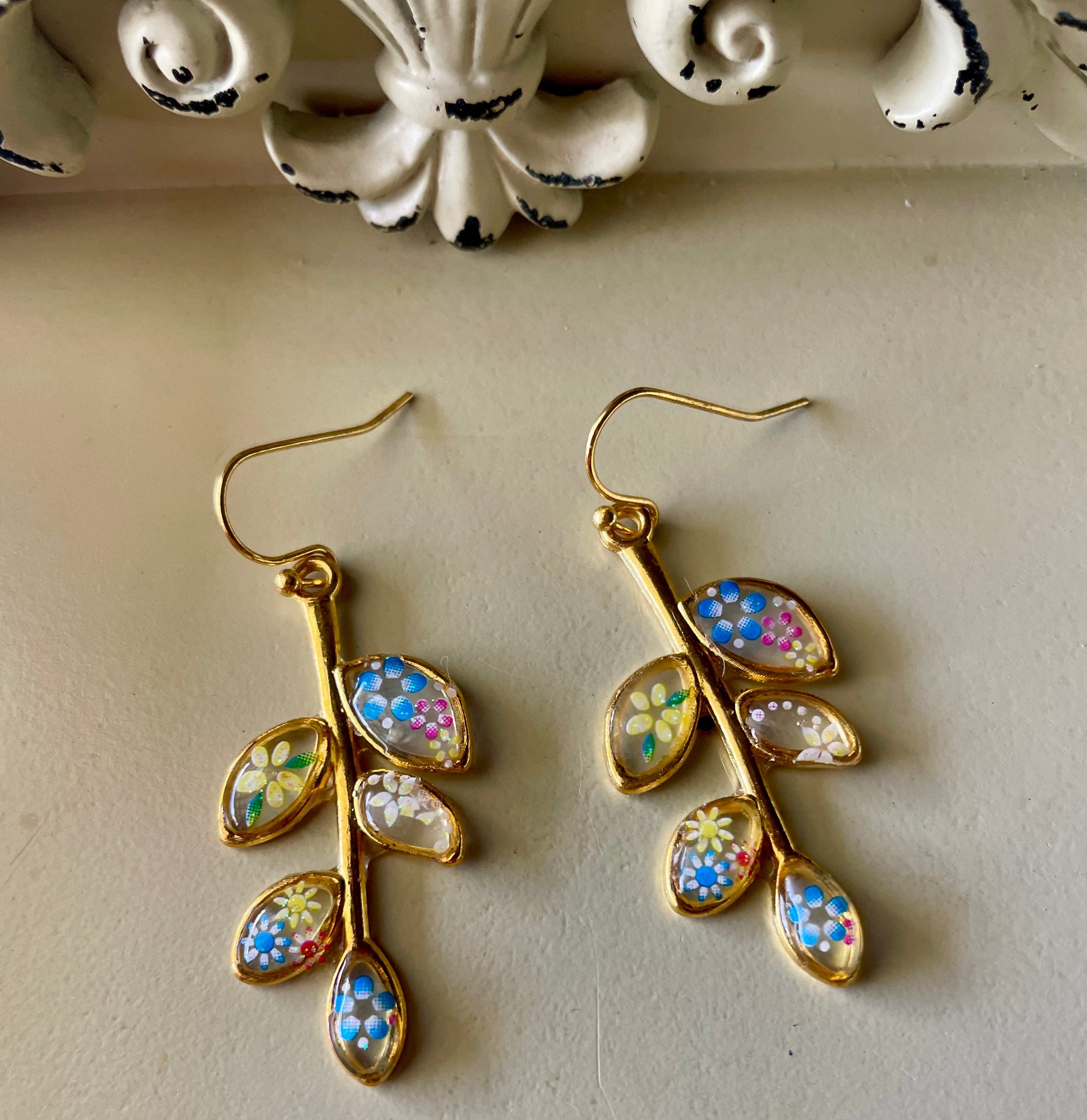 Lemon Blossom Branch Jewelry Set