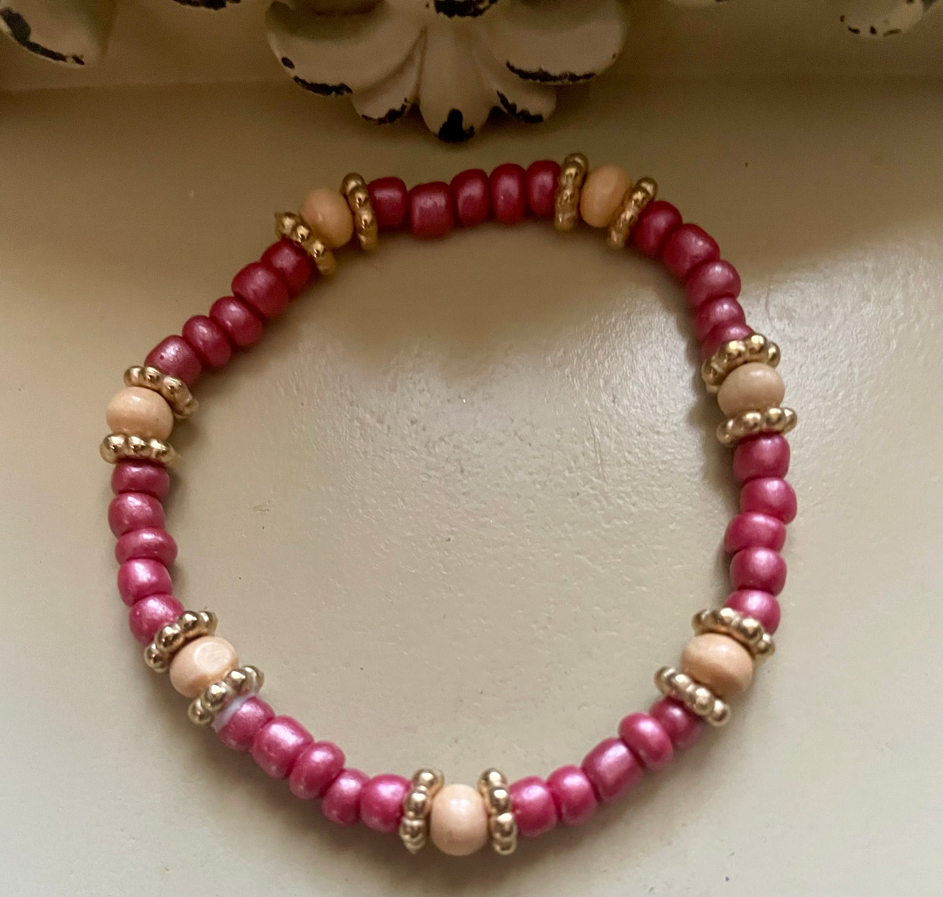 Vintage Holographic Rose Heart Jewelry Set