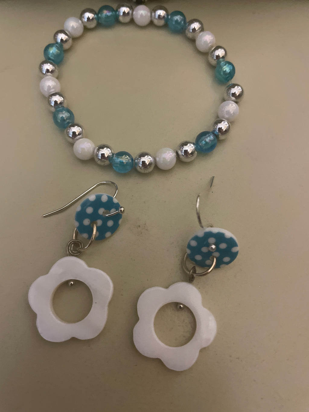 Polka Dot or Daisy Mother of Pearl Sets