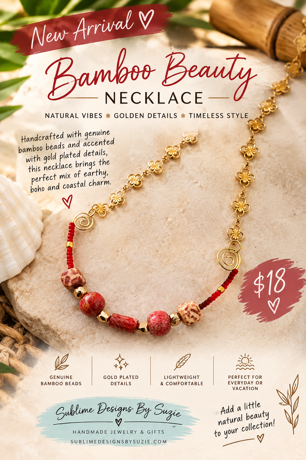 Bamboo Beauty Necklace