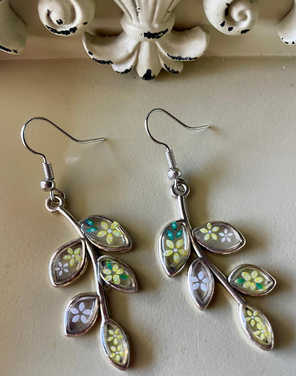 Lemon Blossom Branch Jewelry Set