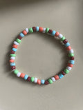 Tropics Seed Bead Stretch Bracelet