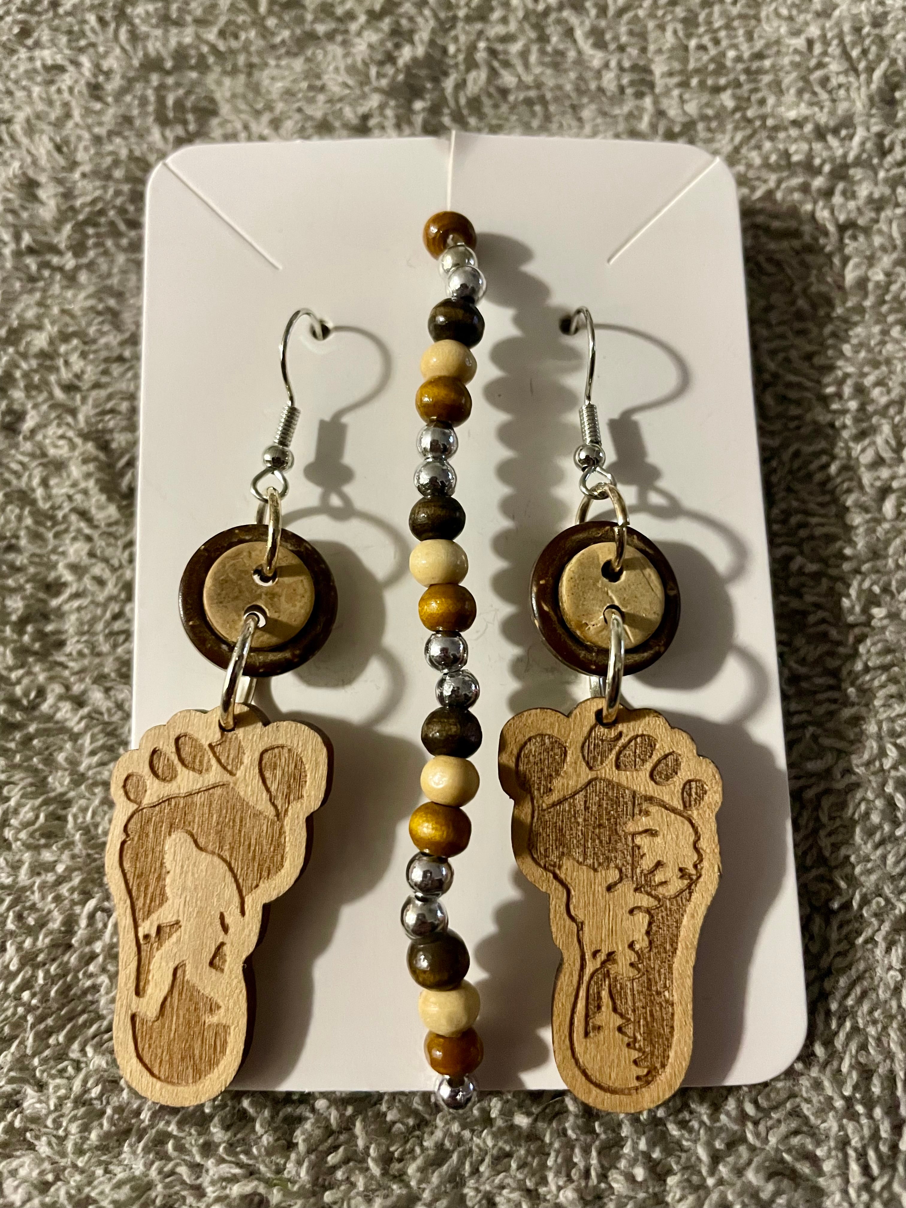 Bigfoot Sasquatch Dangle Set