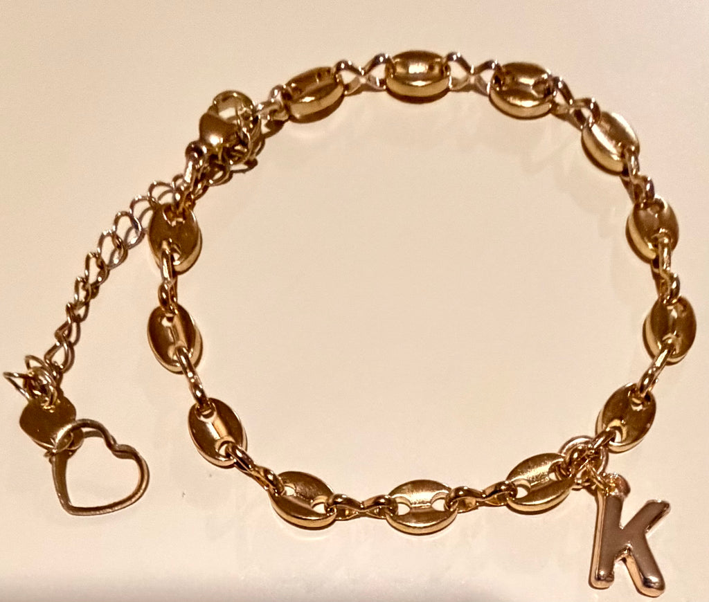 Gucci Link Personalized Charm Bracelet- Adjustable