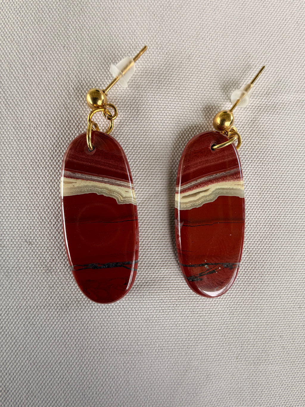 Autumn Embers Jasper Jewelry Set