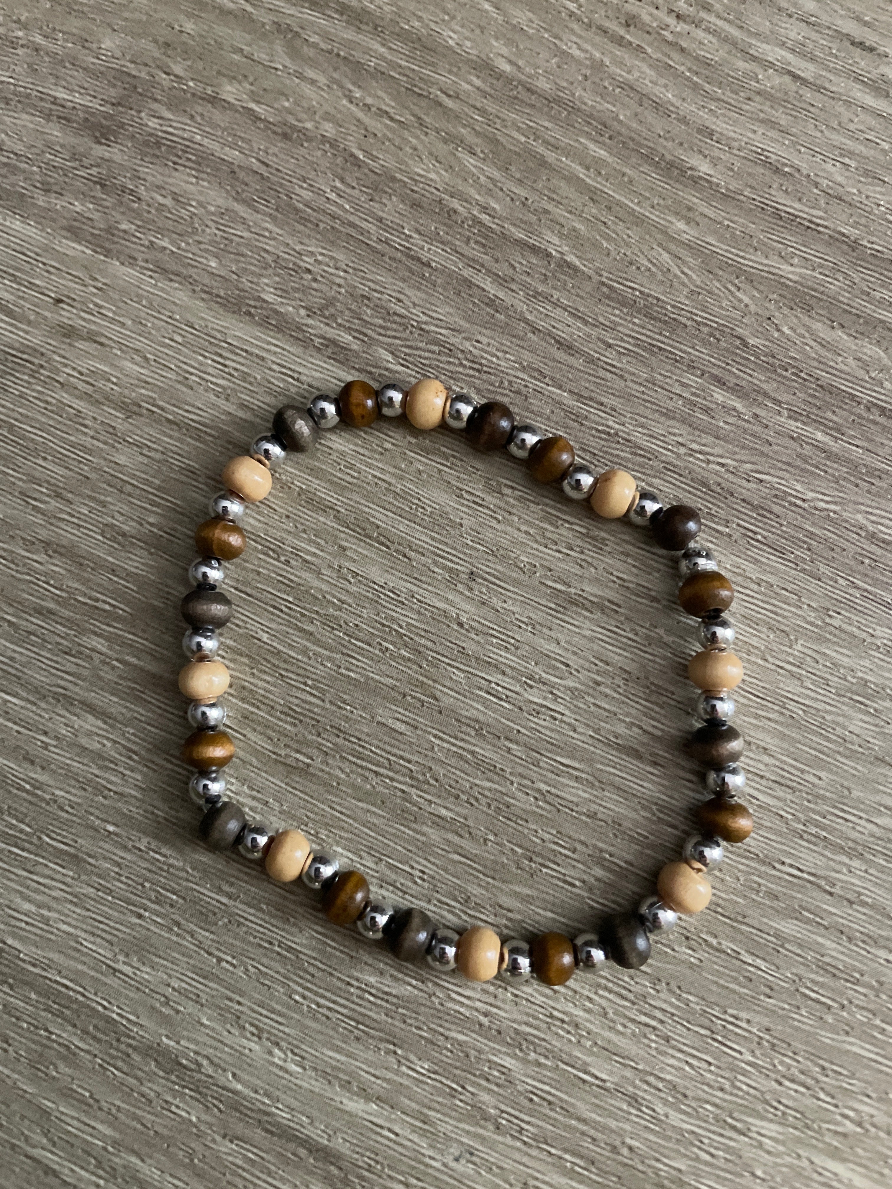 Wooden Beaded Bracelet