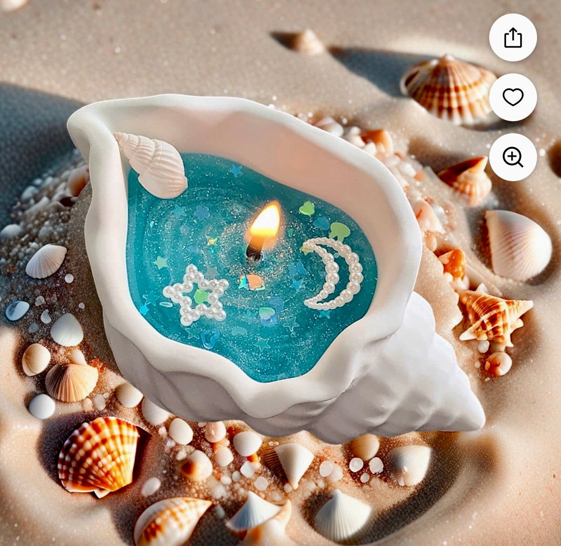 Beach Theme Candle-