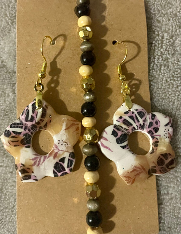 Safari Blooms animal and floral print